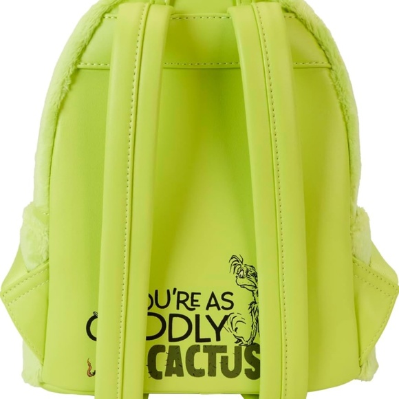 Loungefly Green Grinch Backpack - Picture 4 of 4